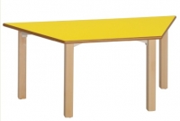 Mesa Escolar Trapezoidal 20T